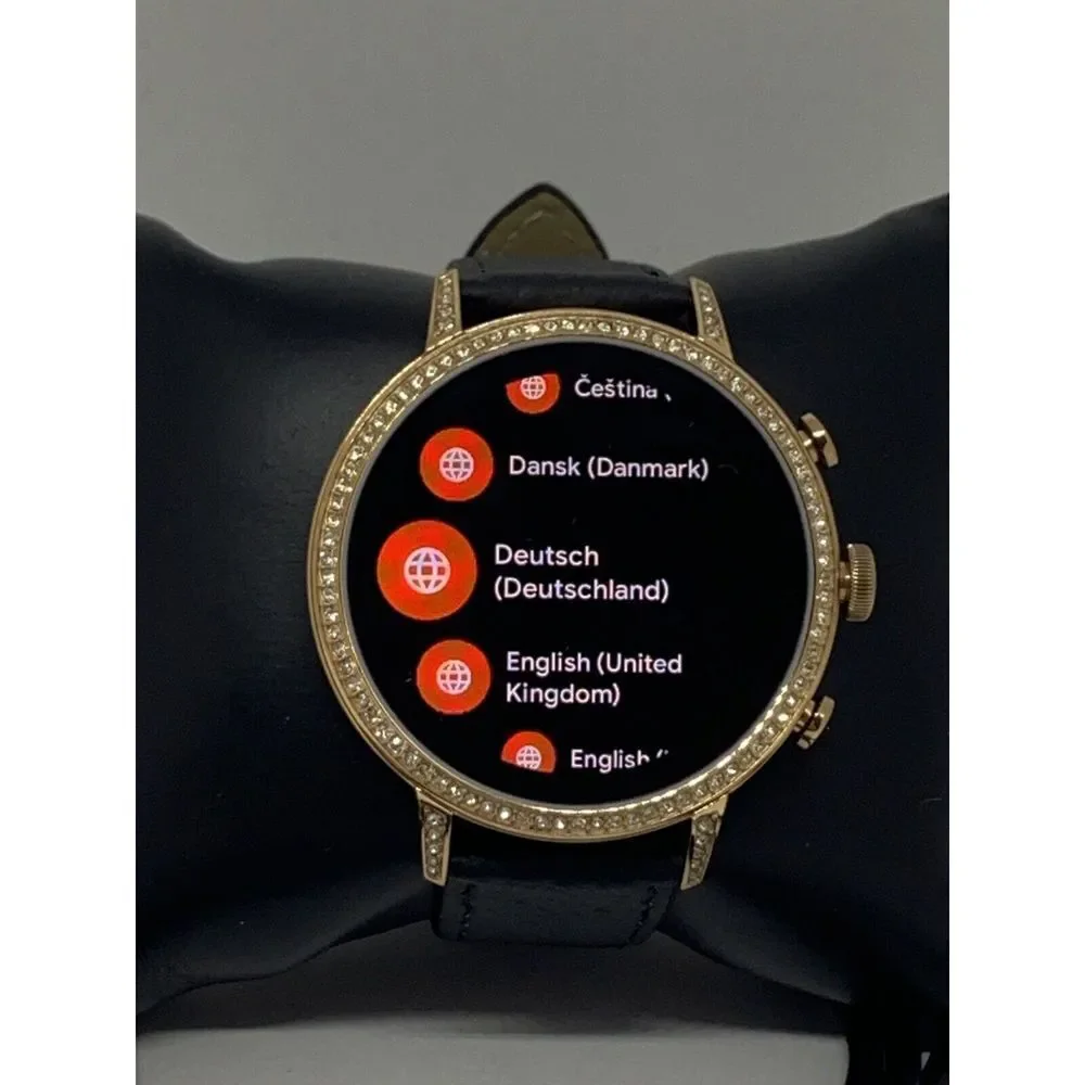 Fossil Gen 4 Authentic Digital Dial Smart Watch Custom Band FTW6011 QT507